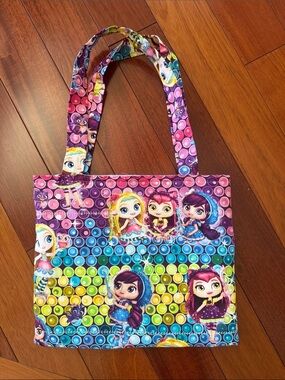 Colorful Rainbow Cartoon Character Tote Bag